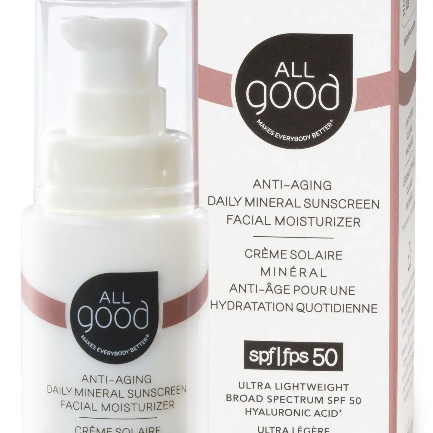 Spf 50 Anti-Aging Daily Mineral Sunscreen Facial Moisturizer