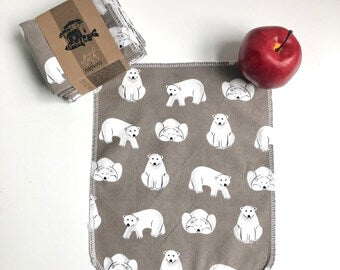Cloth Napkins / Unpaper Towels - Organic cotton flannel