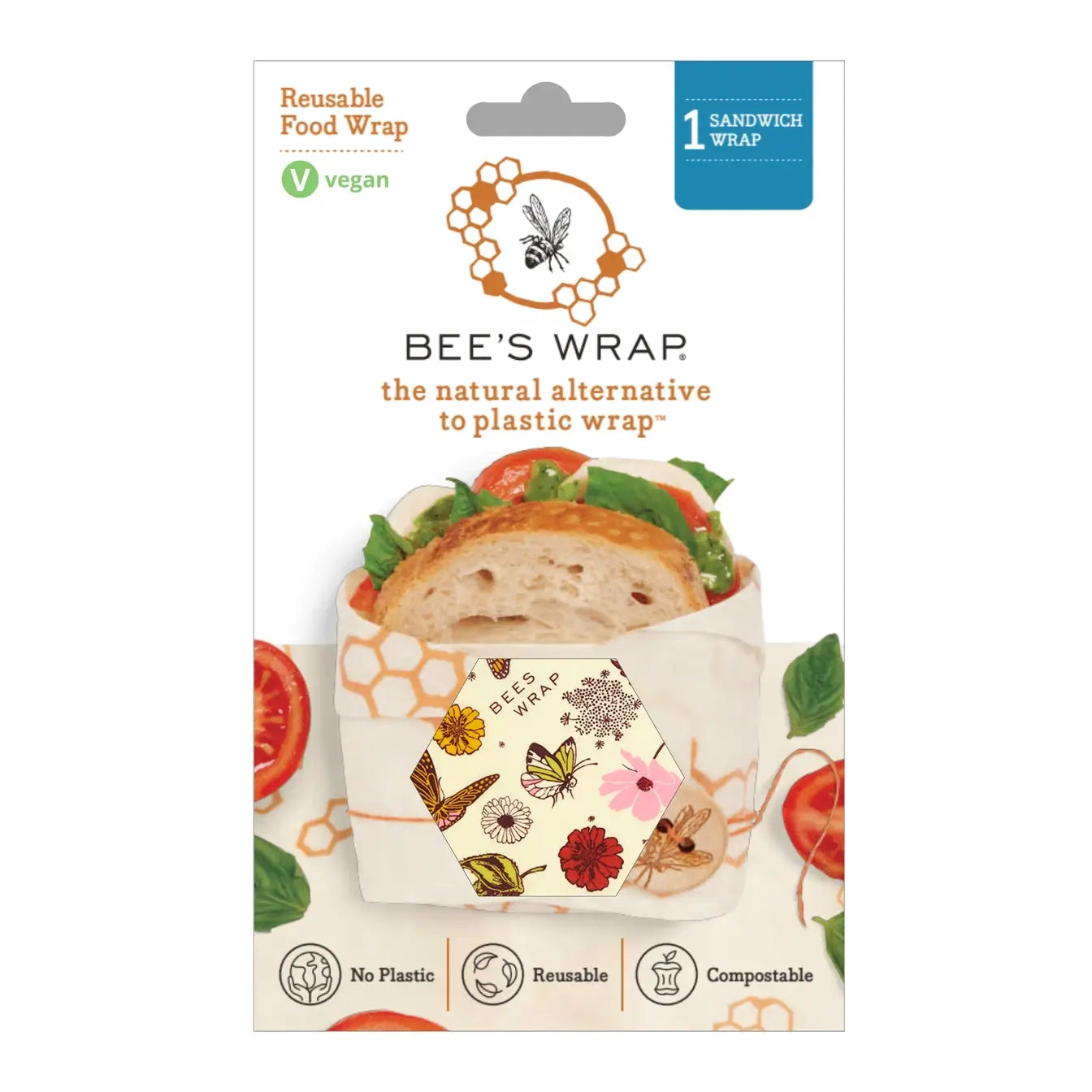 Bee's Wrap - Sandwich Wrap - Vegan