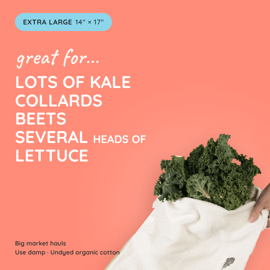 Vejibag Organic Cotton Crisper Bag