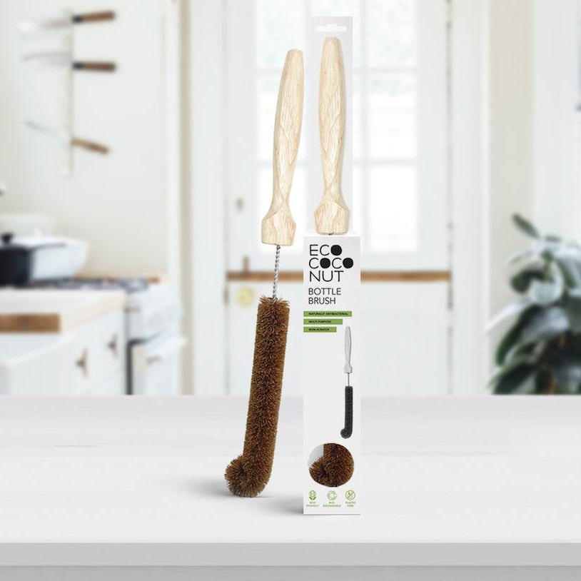 Bottle Brush made with coconut husk