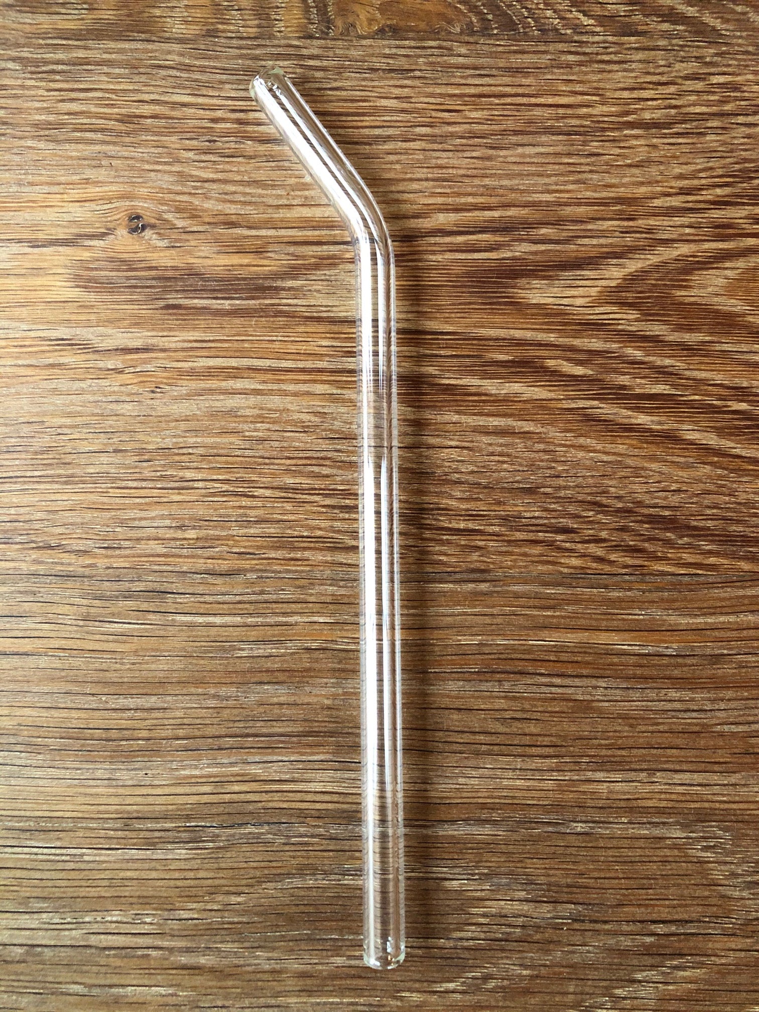 Colored Bent Glass Straws - Single Straw